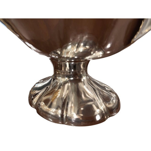 Metal Pair of Damar 925 Sterling Silver Floral Centerpiece Bowls, 20th Century. For Sale - Image 7 of 8