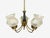 Swedish Modern, Pendant Light, Brass, Glass, Sweden, 1950s For Sale - Image 10 of 15