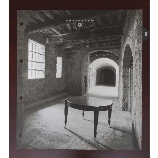 Arkiphasem Dining Table with 4 Chairs by Claudio Dondoli, Set of 5 For Sale - Image 17 of 18