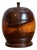 Vintage Turned Wood Lidded Jar For Sale