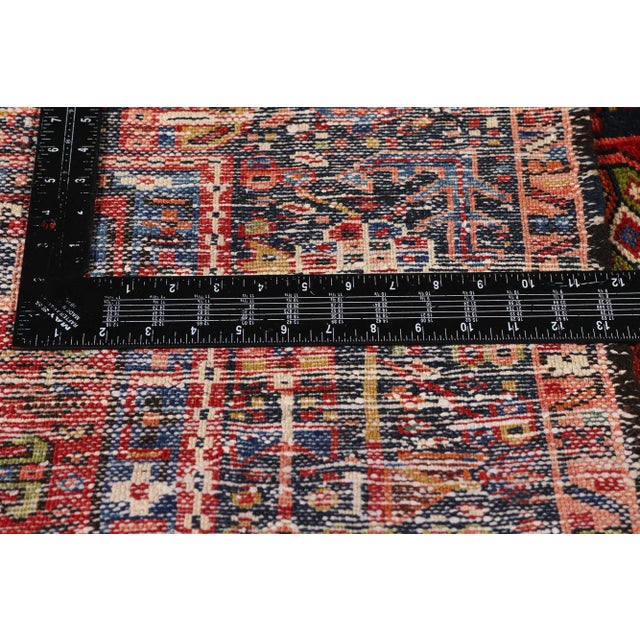 Textile Vintage Persian Karaja Heriz Rug, 04'07 X 06'04 For Sale - Image 7 of 10