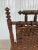 Early 20th Century Antique Rustic Rocking Chair, Wooden With Woven Seat For Sale - Image 10 of 10