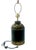 Mid 19th Century Pair of Antique Tole Brown and Gilt Decorated Tea Canisters as 20th-Century Lamps For Sale - Image 5 of 13