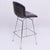 Vintage Bar Stools in Leather and Black Chrome by Harry Bertoia for Knoll International, 1980s, Set of 2 For Sale - Image 6 of 18