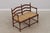 Age: Approx: 30 Years Old Details: Factory Distressed Finish Nice Rush Seat Small 2 Seat Bench Condition: Excellent...