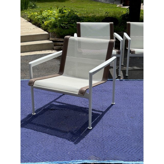Richard Schultz 1966 Lounge Chairs With Arms by Knoll For Sale In Chicago - Image 6 of 14