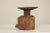 English Vintage Small Iron Anvil Mounted on Wooden Block For Sale - Image 3 of 12