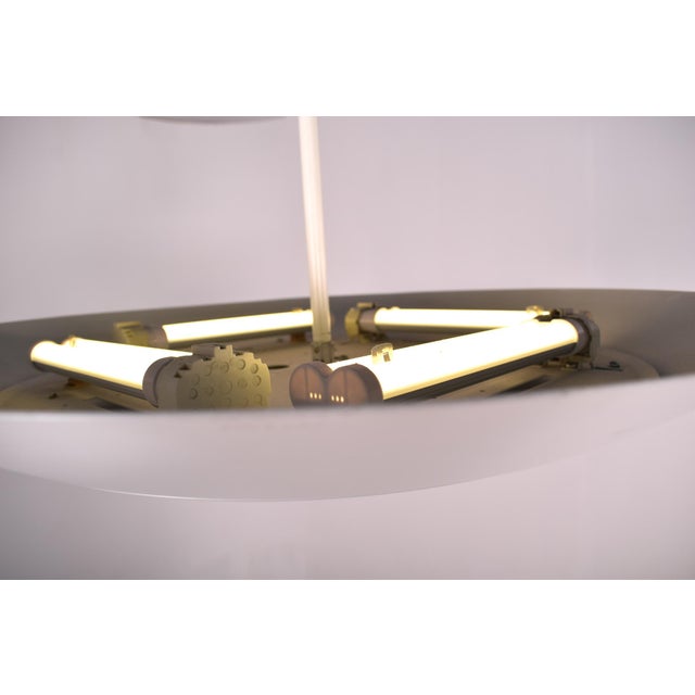 Mid-Century Modern Large Scandinavian Ceiling Lamps, 1960, Set of 2 For Sale - Image 3 of 5
