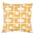 Schumacher X Hadiya Williams Den Applique 22" Pillow in Ochre For Sale