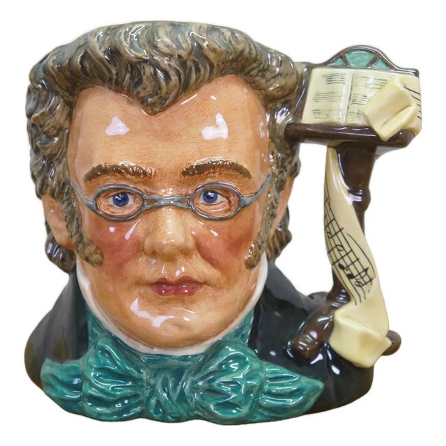 1990s Royal Doulton Franz Schubert Great Composer Toby Character Jug For Sale
