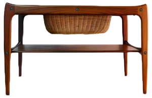 Mid-Century Danish Rosewood Sewing Table