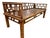 1940s Vintage Chinese Daybed, Elmwood Latice Rails in Ming Style C. 1940 For Sale - Image 5 of 11