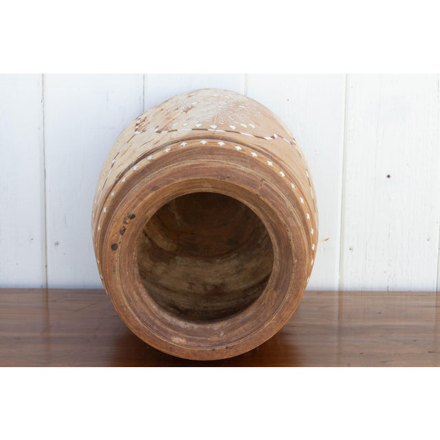 Tall Antique Indian Inlaid Ghee Pot For Sale In Los Angeles - Image 6 of 7