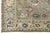 Modern Oushak Style Hand-Knotted Wool Area Rug in Taupe Grey With Vibrant Floral For Sale - Image 11 of 12