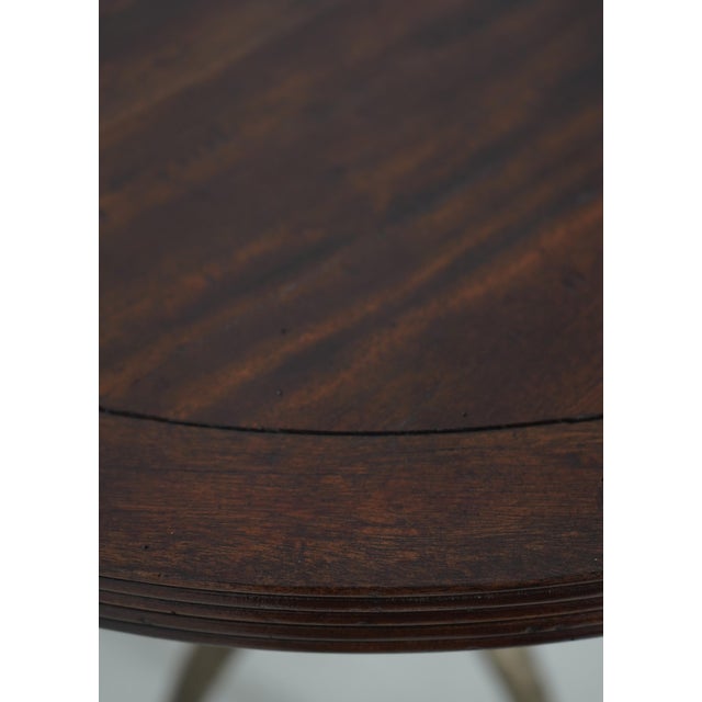 2020s Theodore Alexander Round Iron Base Lamp Table For Sale - Image 5 of 12