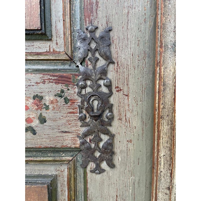 Painted 2-Door Wardrobe, 1804 For Sale - Image 12 of 18