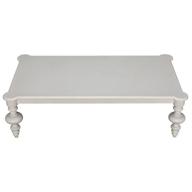 Mid-Century Modern NOIR Graff Coffee Table, Solid White For Sale - Image 3 of 7