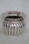 Silver Plated Cachepot Rose Bowl Round Fluted Flower Vase Ruffle Rim 5072b For Sale - Image 4 of 10