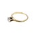 14k Yellow Gold Diamond Wedding Ring, Size 6.25 For Sale - Image 4 of 6