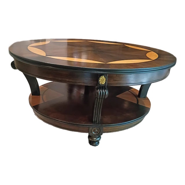 French Inspired Round Coffee Table For Sale