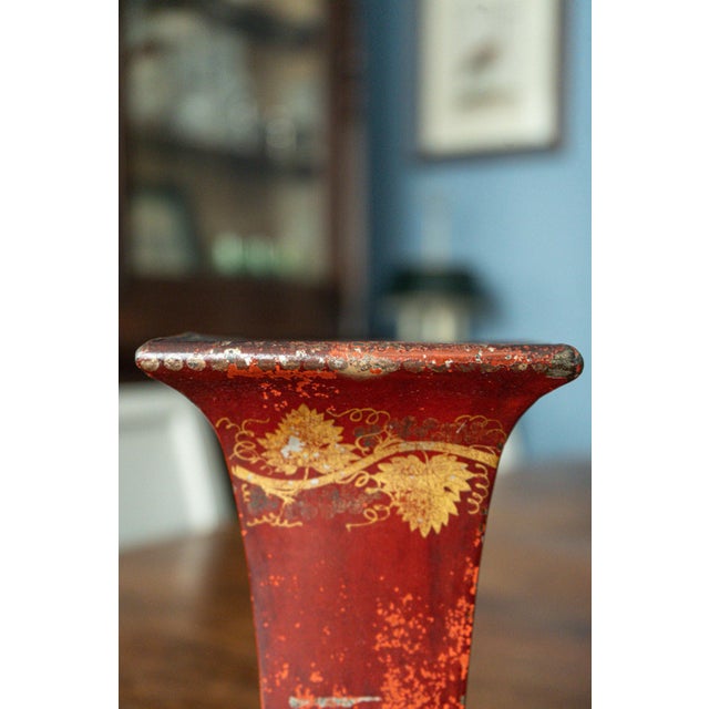 Enamelled Metal Flower Holders, France, 19th Century, Set of 2 For Sale - Image 4 of 9