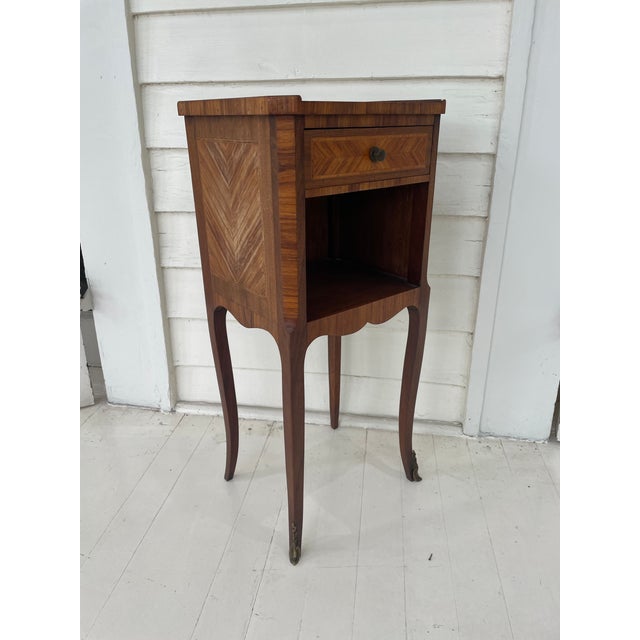 French Mid 20th Century Petite French Side Table For Sale - Image 3 of 6