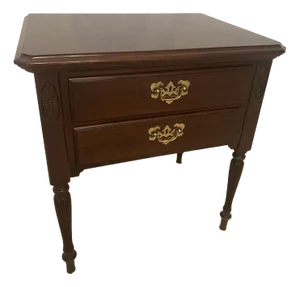 Late 20th Century Ethan Allen Georgian Court Cherry Night Table Excellent Condition