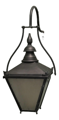 Large Painted Copper Wall Lantern, 1960s