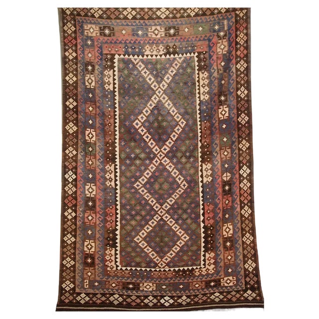 Afghan Kilim Rug, 1980s For Sale
