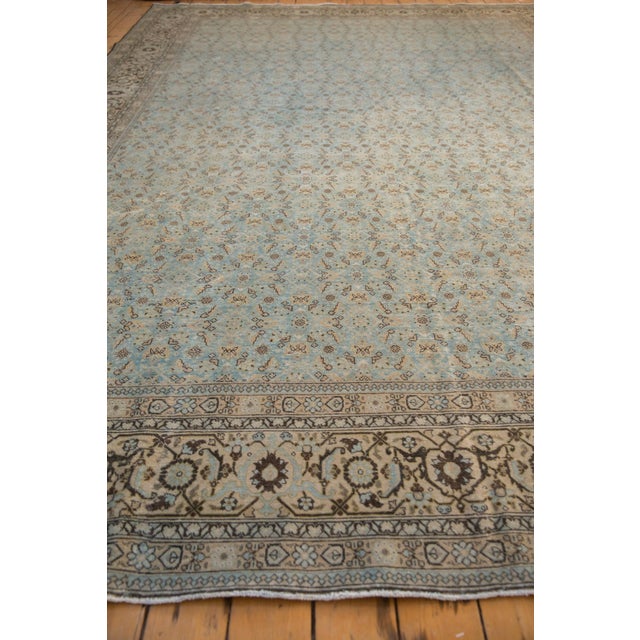 Vintage Distressed Tabriz Carpet - 10'5" x 14'1" For Sale - Image 9 of 11