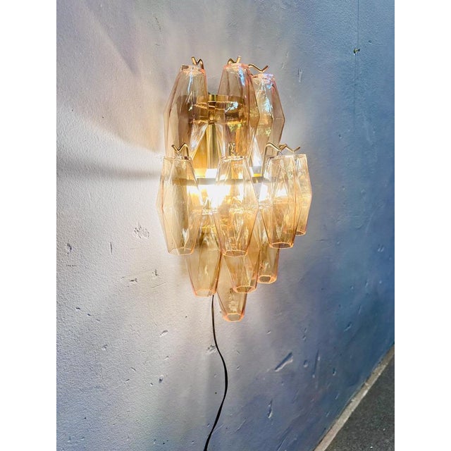 Murano Wall Lights, 1970s, Set of 2 For Sale - Image 5 of 12