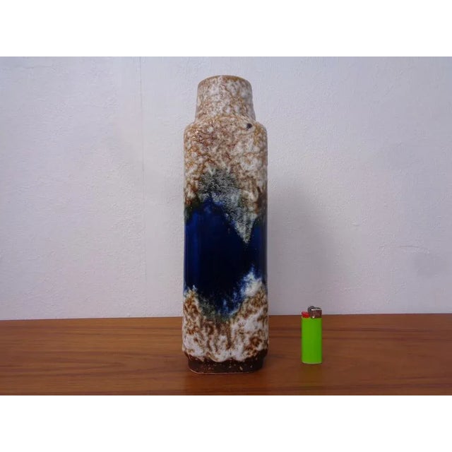 1970s Model 1438-30 Lava Ceramic Vase from Übelacker Keramik, Germany, 1970s For Sale - Image 5 of 11
