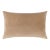 Scalamandre 22" x 14" Tudor Velvet Lumbar Pillow in Fawn For Sale