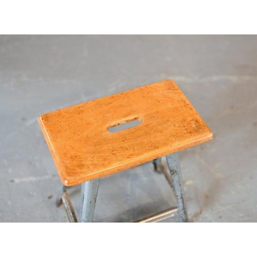 Industrial Factory Stool by Rowac, 1930s For Sale - Image 4 of 11