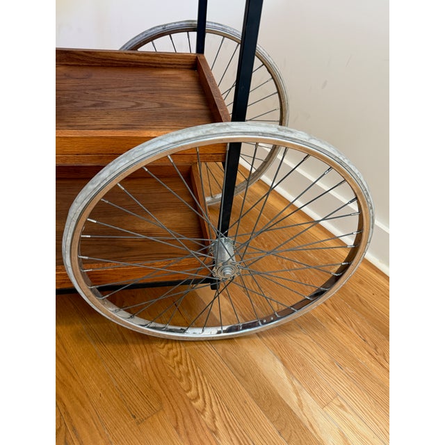 Mid 20th Century Indoor Butcher Block Bar Cart by Athur Umanoff For Sale In Boston - Image 6 of 7