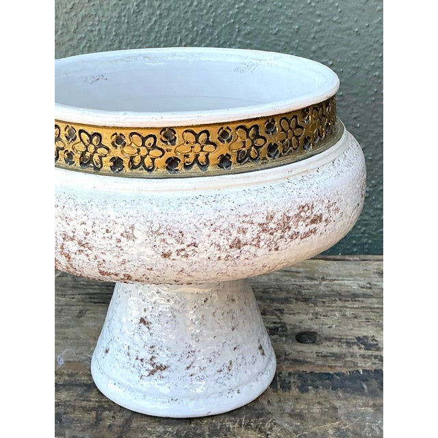 Vintage Italian Rosenthal Nutter Glazed Ceramic Bowl For Sale - Image 10 of 12