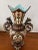 Circa 1900 Bohemian Renaissance Revival Majolica Gryphon Handled Footed Vase For Sale In New Orleans - Image 6 of 8