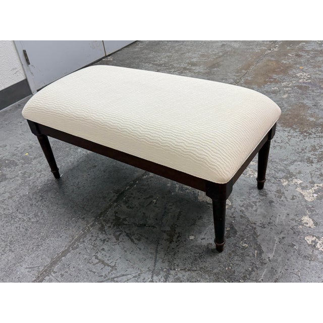 Shermag Furniture Upholstered Bench For Sale In San Francisco - Image 6 of 12