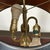 Brass Pair of Vintage Neoclassical Black Brass and Marble Pedestal Table Lamps Attributed to Stiffel For Sale - Image 8 of 15