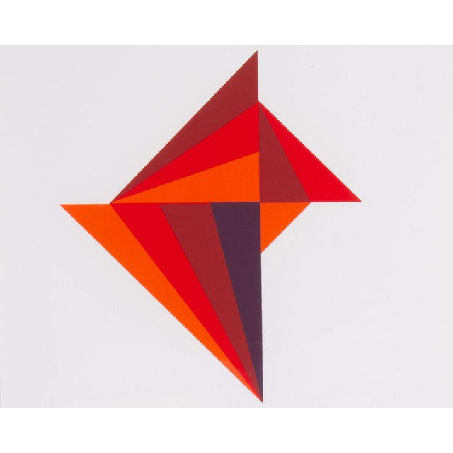 1990s 1995 “Konstruktion and Intuition” Serigraph Print by Anton Stankowski For Sale - Image 5 of 8