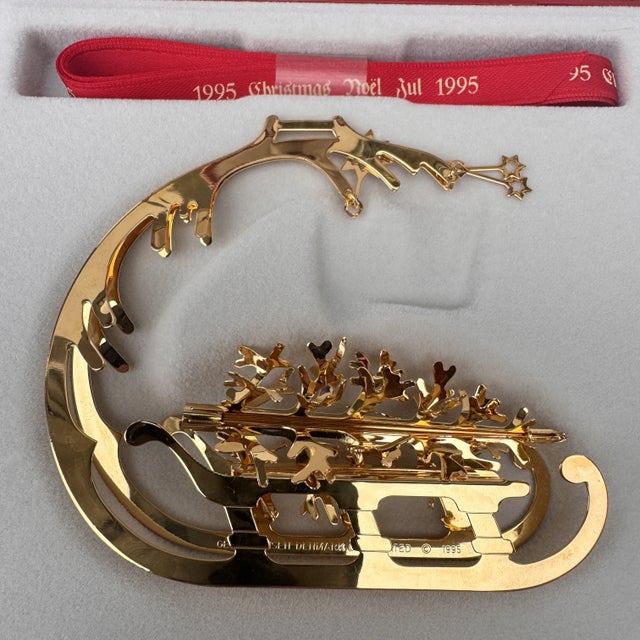 1990s Christmas Ornament by Lene Munthe for Georg Jensen, 1995 For Sale - Image 5 of 5