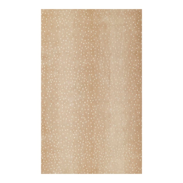 Erin Gates by Momeni Woodland Antelope Beige Hand Tufted Wool Area Rug 2' X 3' For Sale