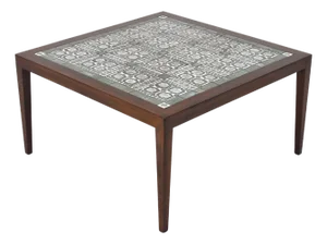 Severin Hansen Table with Royal Copenhagen Tile Top