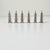 Chinoiserie 1950s Vintage Chinoiserie Chippendale Hollywood Regency Sterling Silver Pagoda Pepper Shakers - Set of 6 For Sale - Image 3 of 11