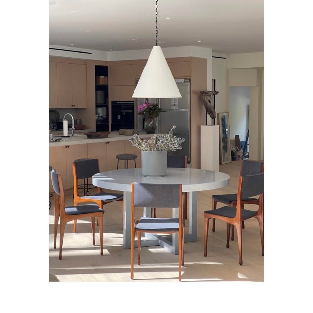 1960s Set of 6 Chairs Attributed to Carlo De Carli for Cassina, Walnut For Sale - Image 5 of 12