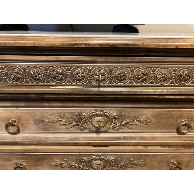 Early 19th Century Marble Topped Early 19th Century French Buffet For Sale - Image 5 of 7