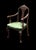 English Country Mahogany Library Armchair For Sale - Image 13 of 16