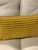Yellow Bespoke Channel-Tufted Velvet Lumbar Pillow For Sale - Image 8 of 12