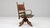 1930s French Wooden Swivel Armchair with Upholstered Seat For Sale - Image 10 of 18