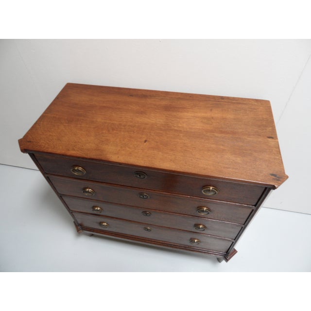 Wood Dutch Chest of Drawers in Oak For Sale - Image 7 of 14